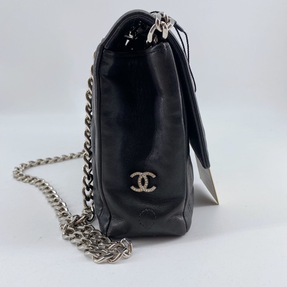 Chanel 2.55 chocolate bar rhinestone chain shoulder bag - Picture 7 of 16